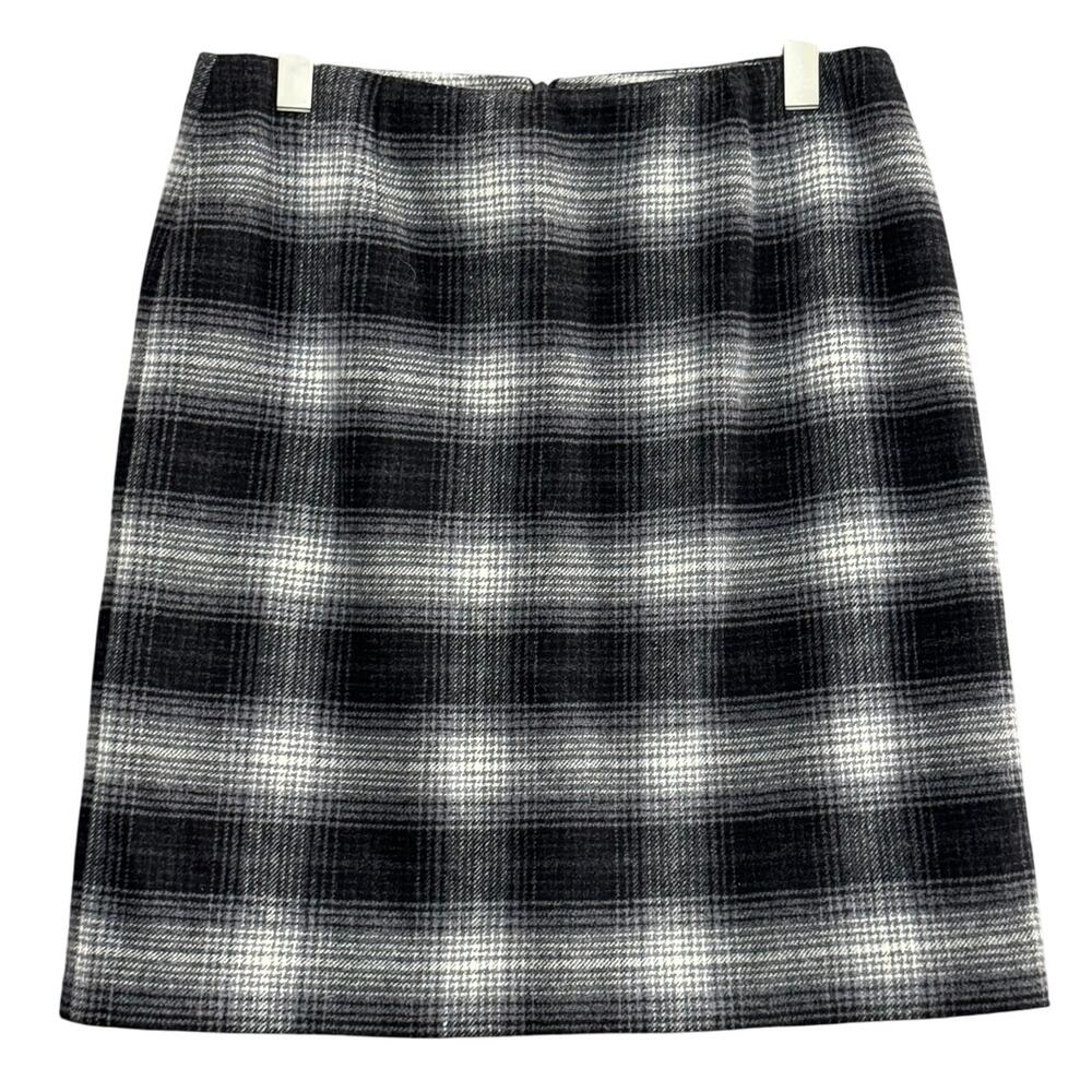 STYLE & CO Women’s Size 12 Wool Blend Plaid Mini Skirt Rory Gilmore Academic Y2K